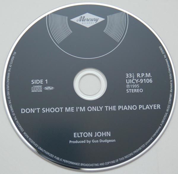 CD, John, Elton - Don't Shoot Me, I'm Only The Piano Player (+4)